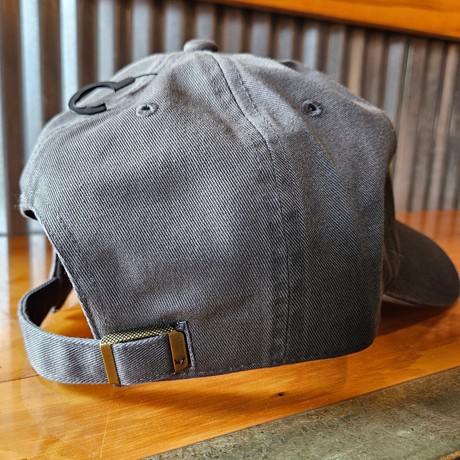 Grey & Black, ’47 Adjustable Hat