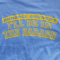I’ll Be In The Garage – Light Blue & Gold