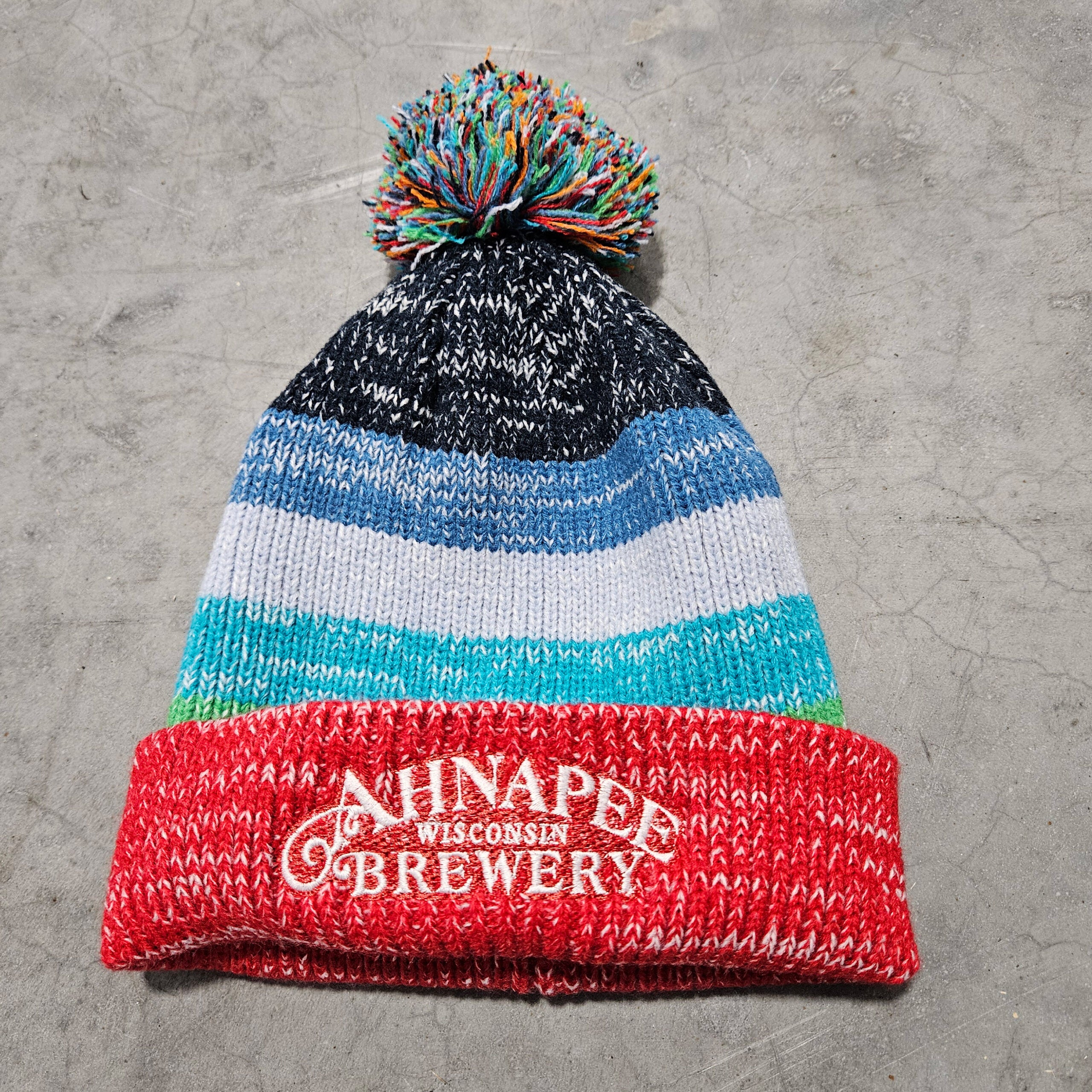 Multi-Color Pom Hat