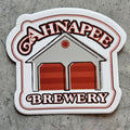 Ahnapee Brewery Sticker, Red