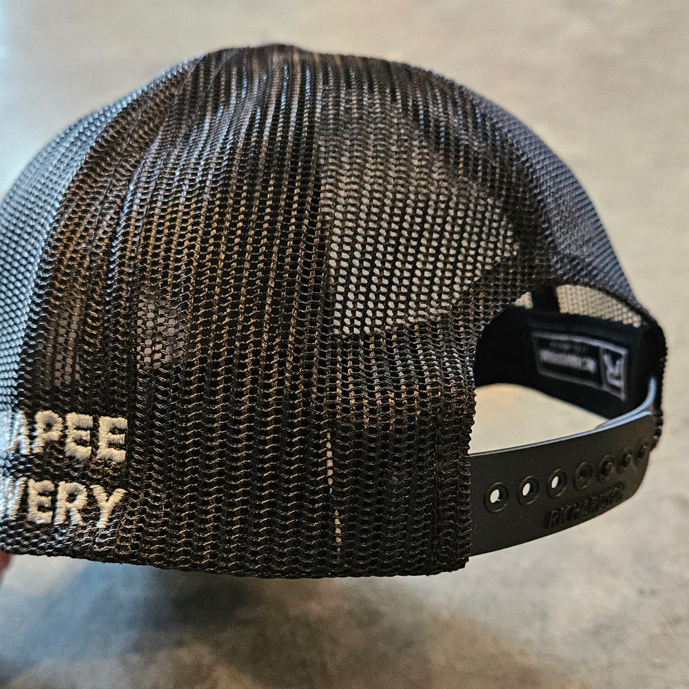Snap Back Hat with Embroidered Garage