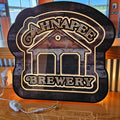 Wood Grain LED Ahnapee Sign